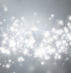 Beautiful snowflake Christmas background with copyspace