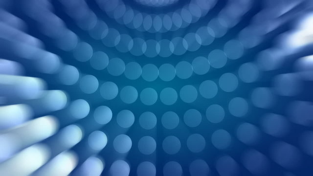 Circles Pattern Blue Abstract Video Background