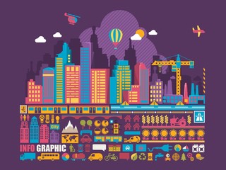 city info graphic elements
