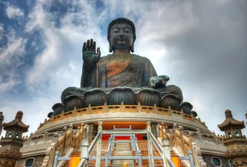 Foto op Canvas Giant Buddha of Hong Kong © SeanPavonePhoto