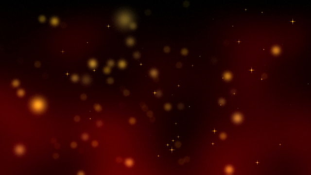 Christmas Yellow Abstract Video Background