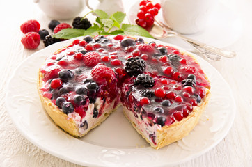Tarte mit Beeren