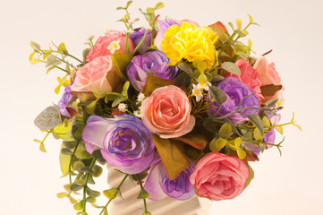 Paper flowers  for souvenir .