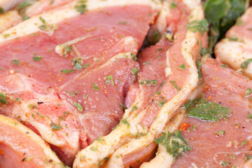 seasoned lamb chops