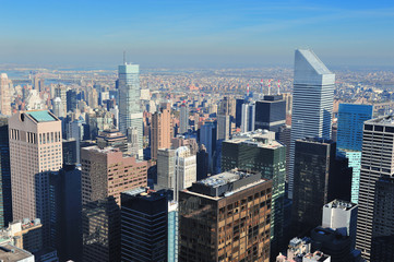 Fototapeta na wymiar New York wieżowce miasta