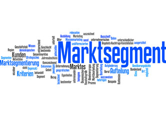 Obraz premium Marktsegment