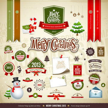 Merry Christmas collections design