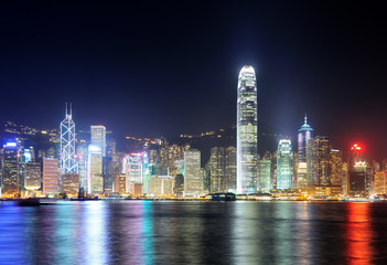 Fototapeta na wymiar Hongkong Victoria Harbour