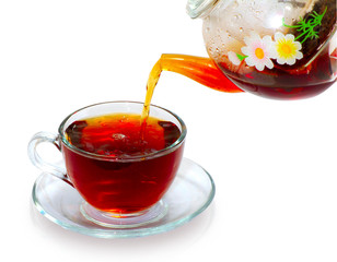 cup of tea and teapot