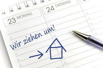 Wir ziehen um