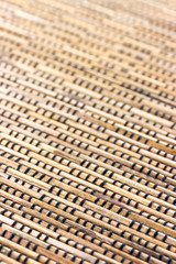 Bamboo mat texture