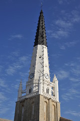 Fototapeta na wymiar Kościół Ars en Re, wieża