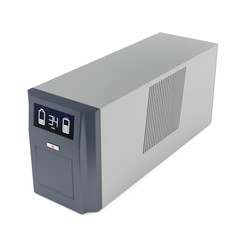 UPS on white background