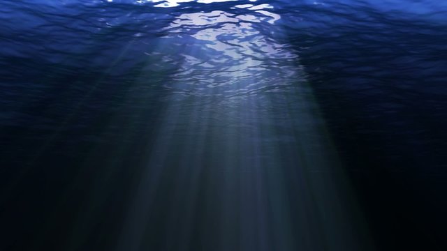 underwater ocean black