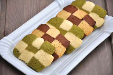 Schachbrettkekse
