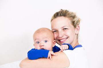 mutter mit sohn / baby