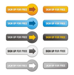 button of sign up for free