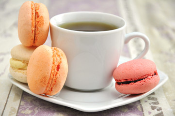 Bunte Macarons