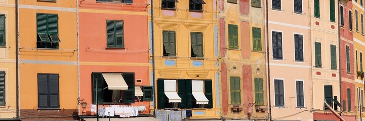Portofino, case colorate