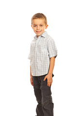 Smiling elegant  boy