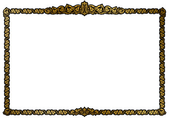 クラシックな飾り罫