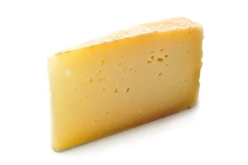 Foto op Plexiglas fetta di formaggio stagionato © Lsantilli