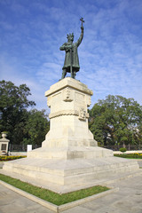Fototapeta na wymiar Pomnik Stefana cel Mare (Stefan si Sfant Wielki i Święty)