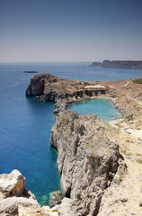 St. Paul's bay in Lindos, Rhodes