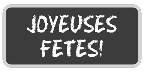 TF-Sticker eckig oc JOYEUSES FETES