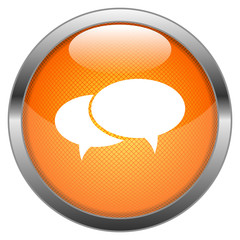 Vector Button Speech Bubble