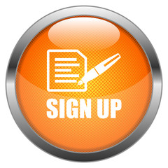 Vector Button Sign Up