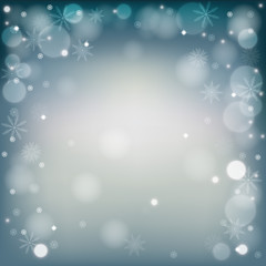 Christmas blue gray background