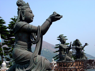 Obraz premium Hong-Kong Chine Buddha The Peak Victoria China