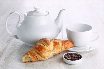 coffee and croissant