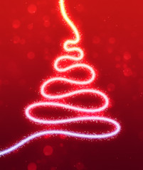 Glowing Christmas Tree - 46886369