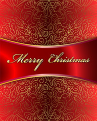 Merry Christmas Vector Card