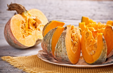 Raw pumpkin