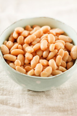 cooked white beans