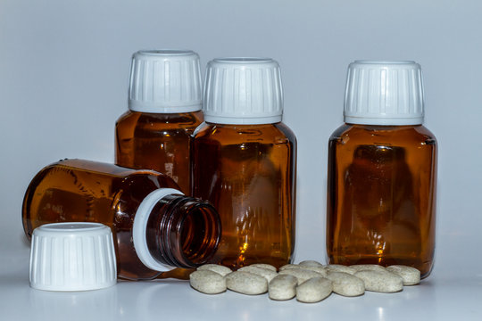 contenant verre medicament