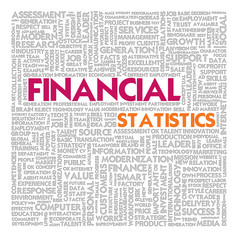 Fototapeta premium Business word cloud for business and finance concept, Financial