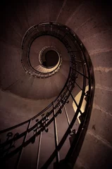 Fotobehang Round stairs in a church © Sved Oliver