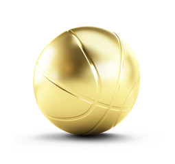 Obraz premium gold basketball ball