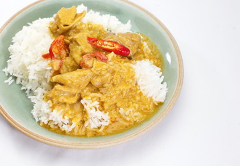 Delicious yellow curry