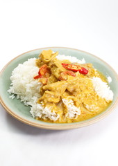 Delicious yellow curry