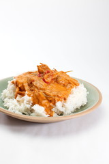 Delicious red curry
