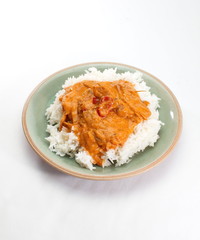 Delicious red curry