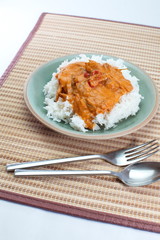 Delicious red curry