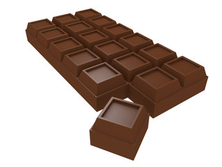 Chocolate piece