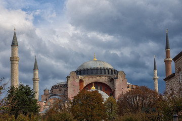 Fototapeta na wymiar Die Hagia Sophia in Istanbul.