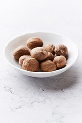 Nutmeg in small container